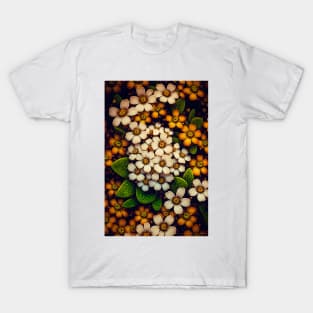 Bright Flower Field: Eco-Friendly Designs for a Green Future T-Shirt